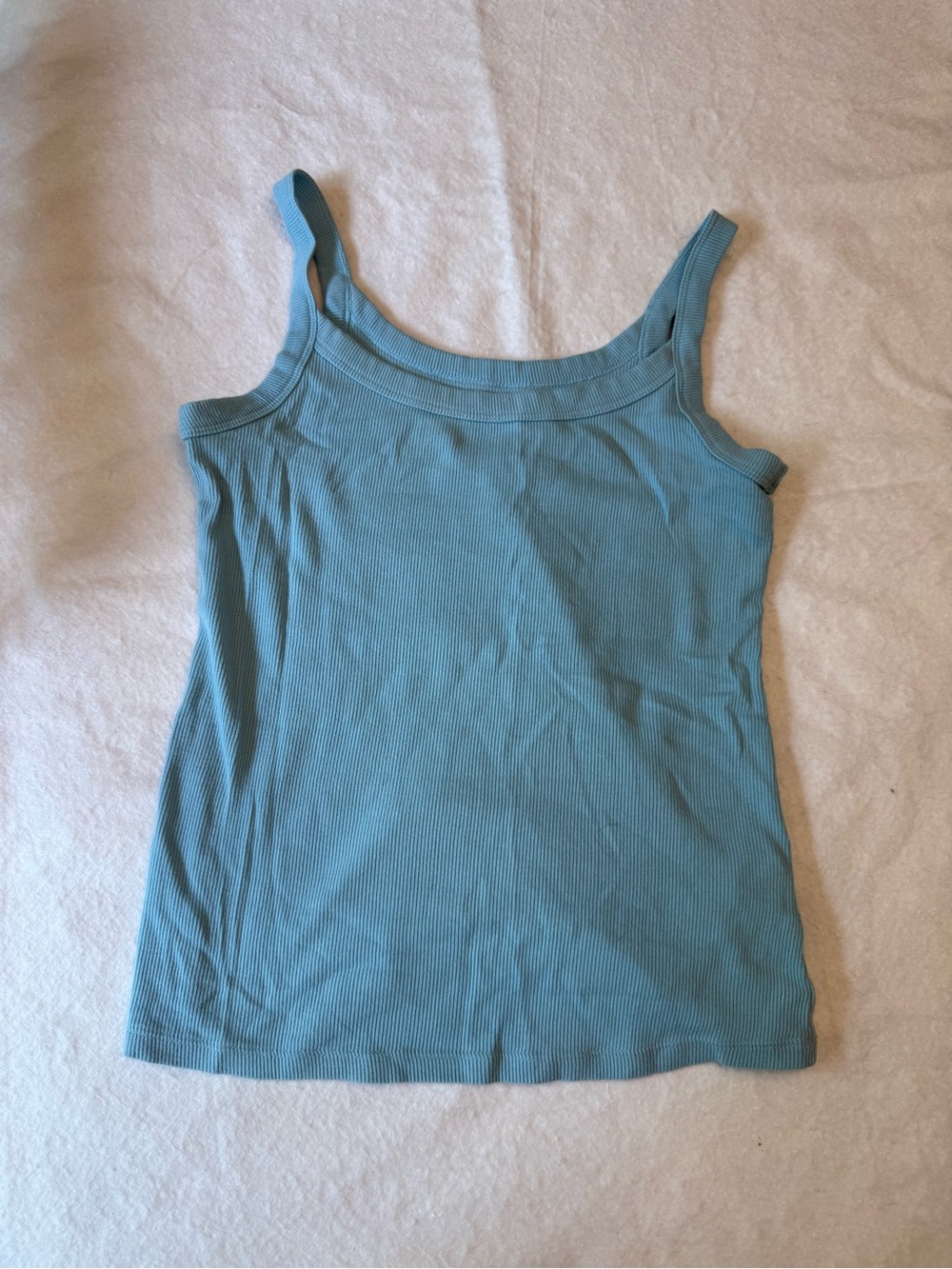 Old Navy Light Blue Ribbed Tank Top